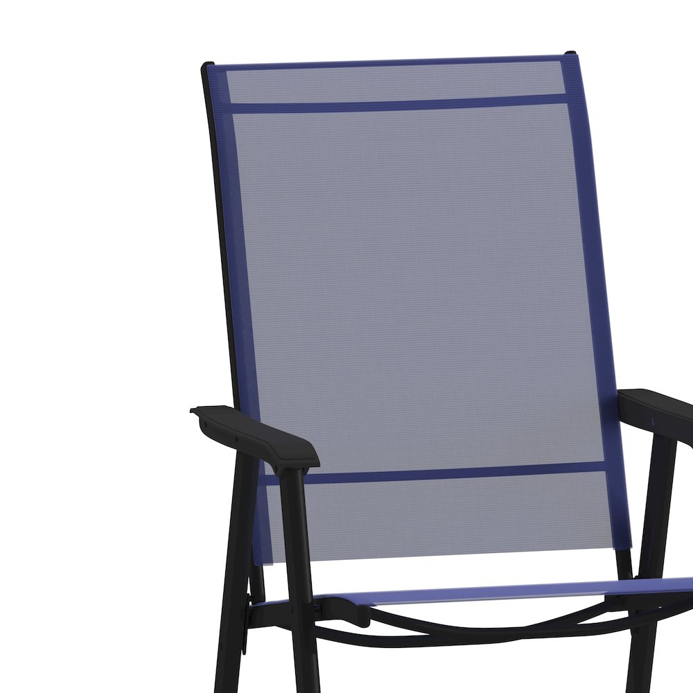 Set of 2 Modern Patio Folding Chairs. Picture 10