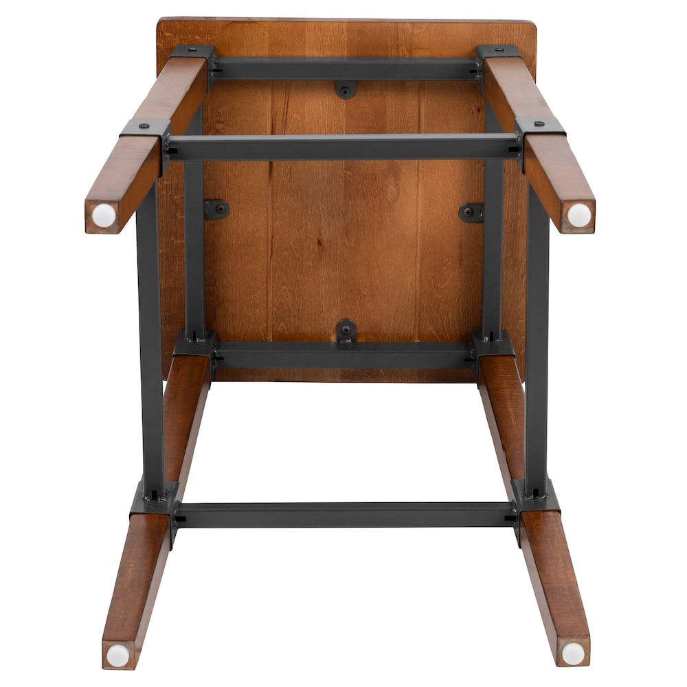 Set of 2 Commercial Grade Industrial Style Backless Dining Barstools. Picture 10