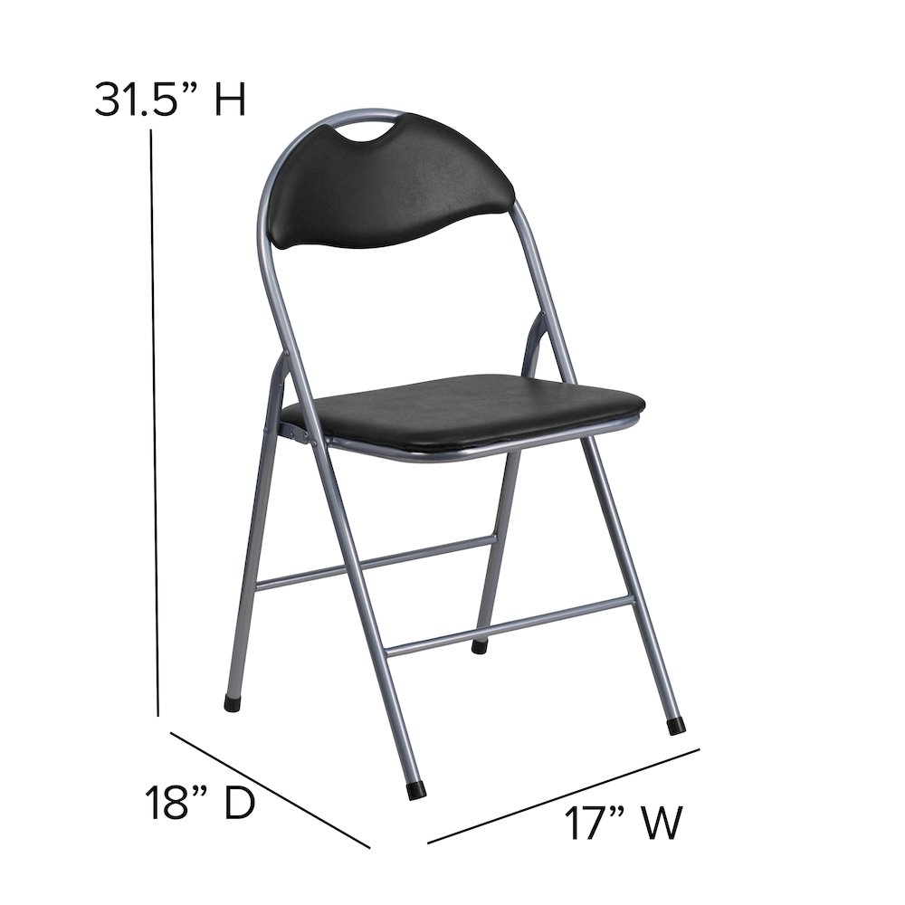 Set of 2: Padded Metal Folding Chair. Picture 7