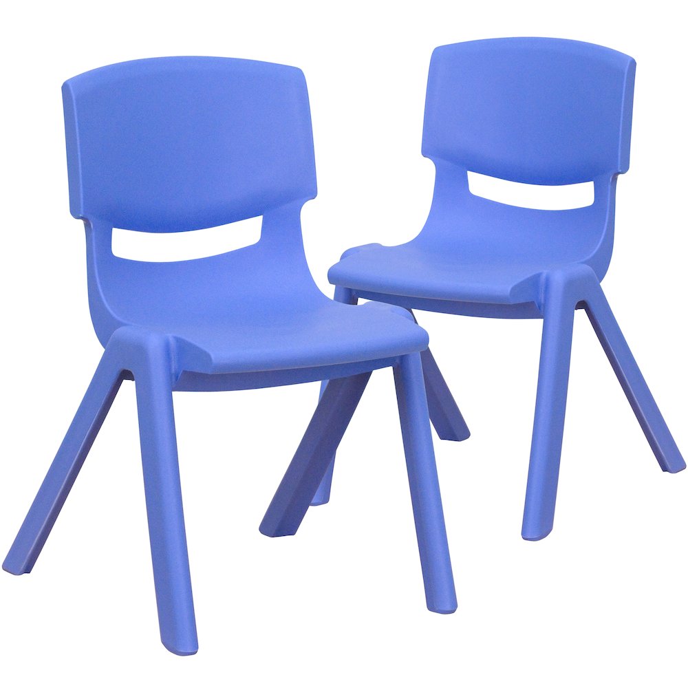 Set of 2 Plastic School Chairs. Picture 3