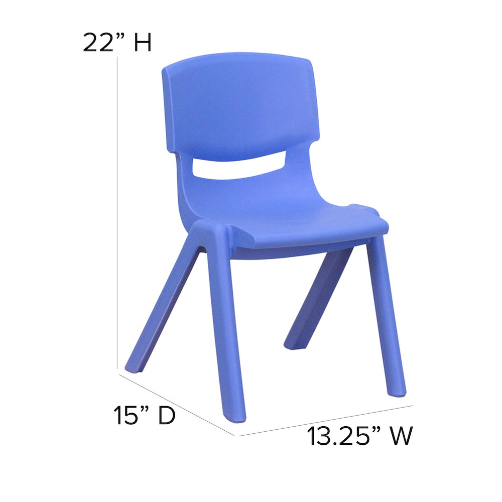 Set of 2 Plastic School Chairs. Picture 7