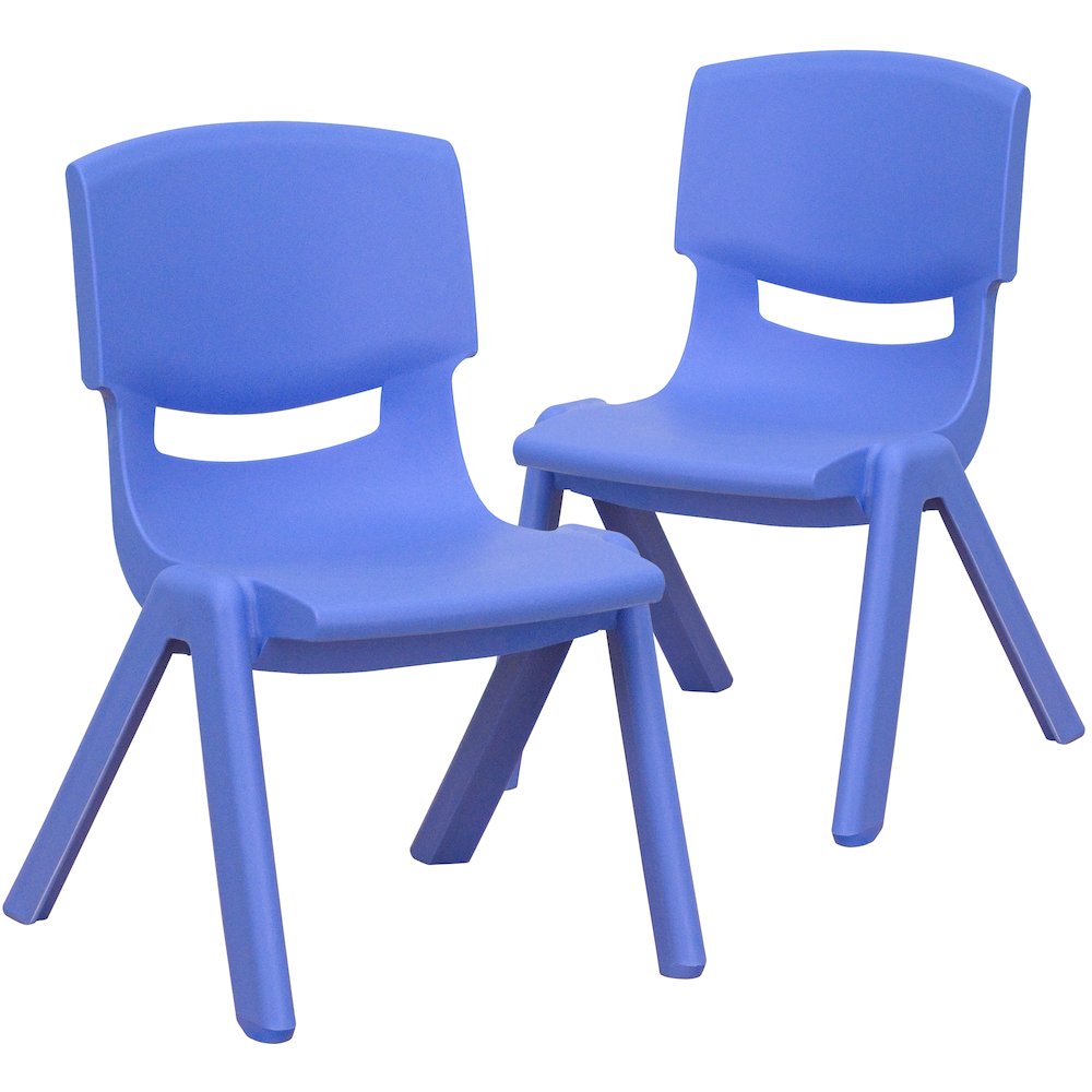 Set of 2 Plastic School Chairs. Picture 4