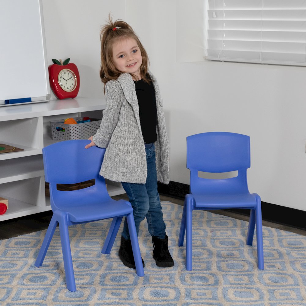 Set of 2 Plastic School Chairs. Picture 9