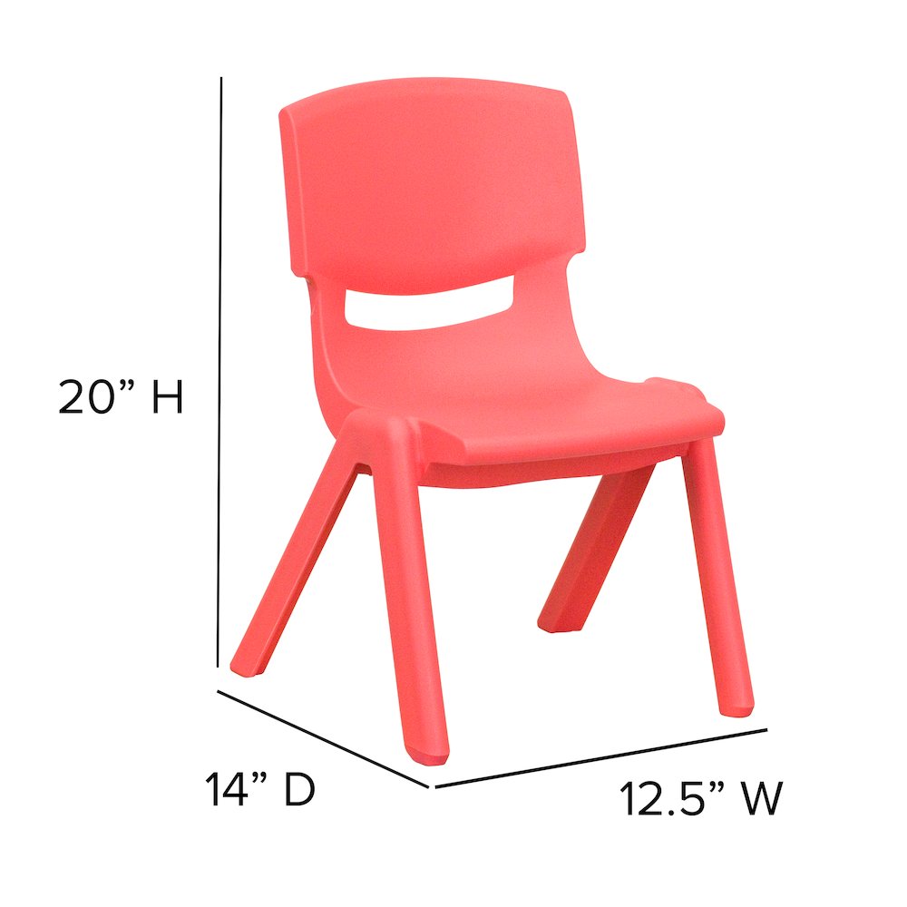Set of 2 Plastic School Chairs. Picture 8