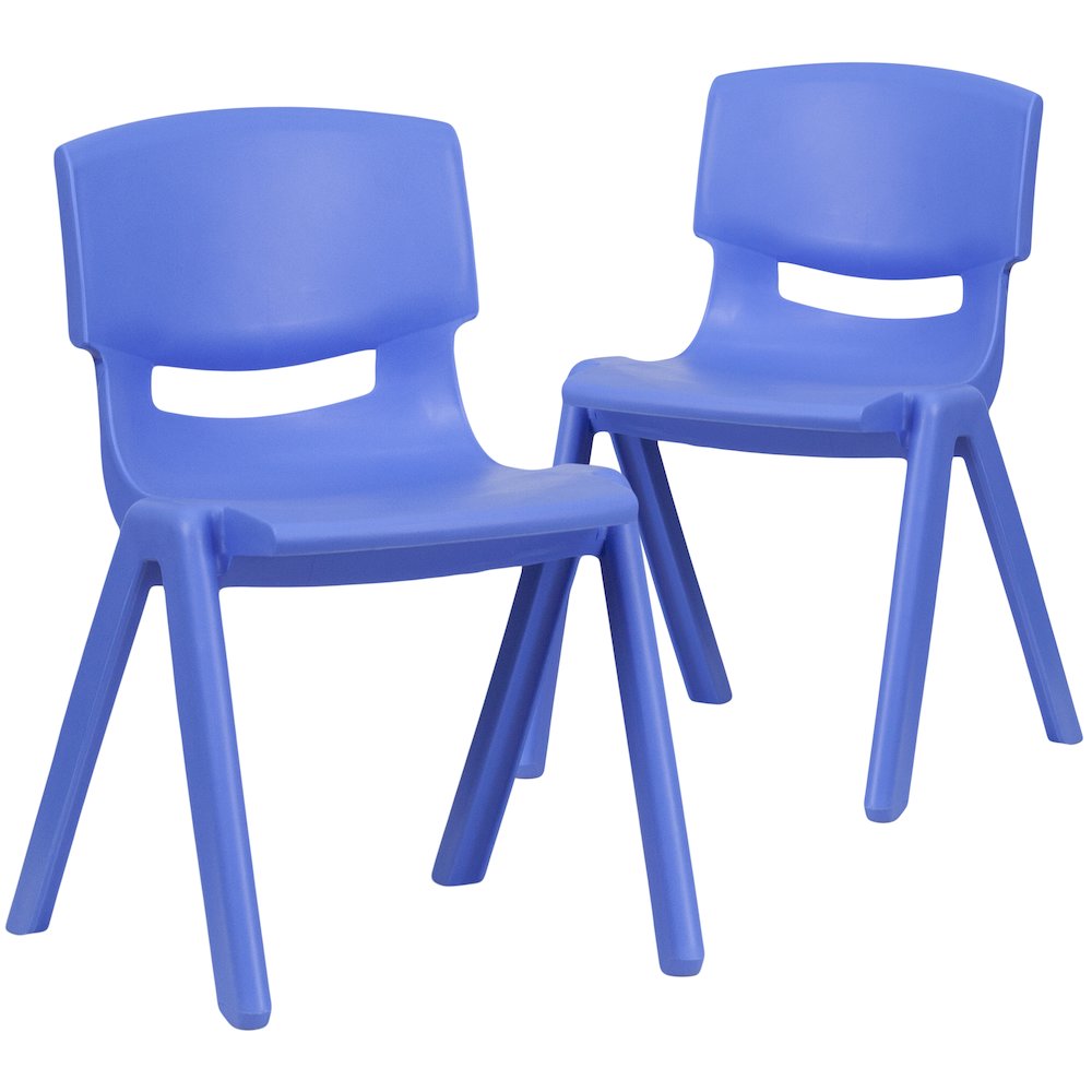 Set of 2 Plastic School Chairs. Picture 3