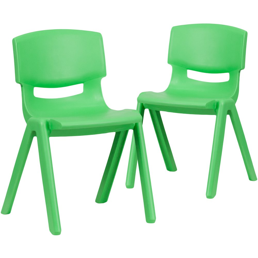 Set of 2 Plastic School Chairs. Picture 3