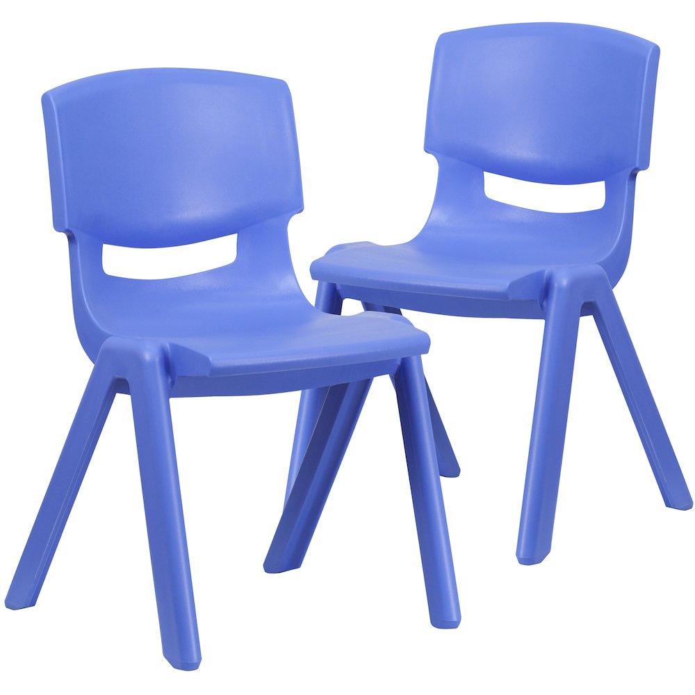 Set of 2 Stacking Plastic Chairs for Elementary Students. Picture 3