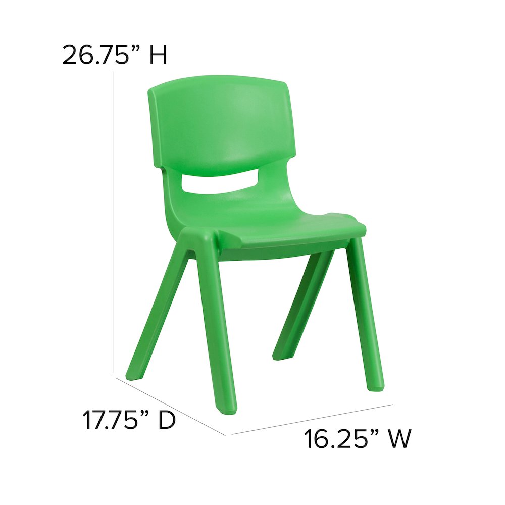 Set of 2 Stacking Plastic Chairs for Elementary Students. Picture 7
