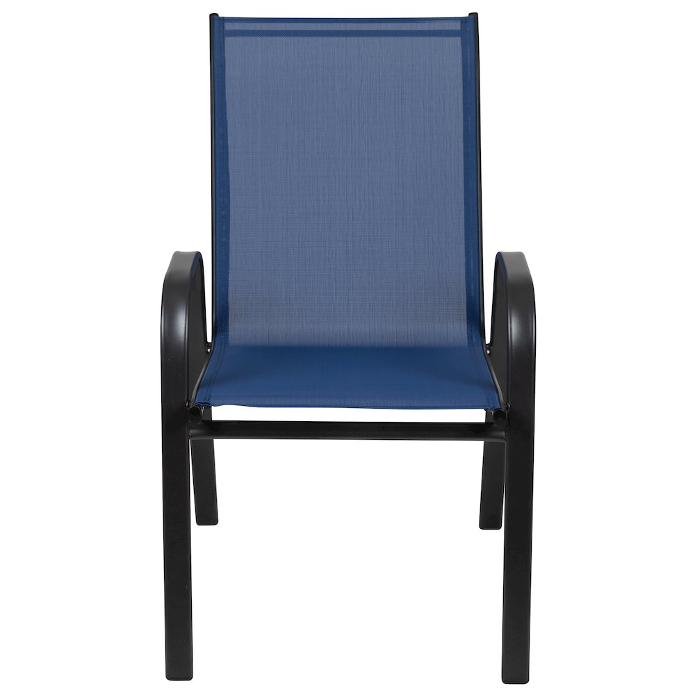 Set of 4 Sling Patio Chairs for Restaurant and Residential Outdoor Spaces. Picture 11