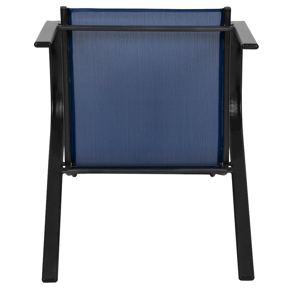 Set of 4 Sling Patio Chairs for Restaurant and Residential Outdoor Spaces. Picture 13
