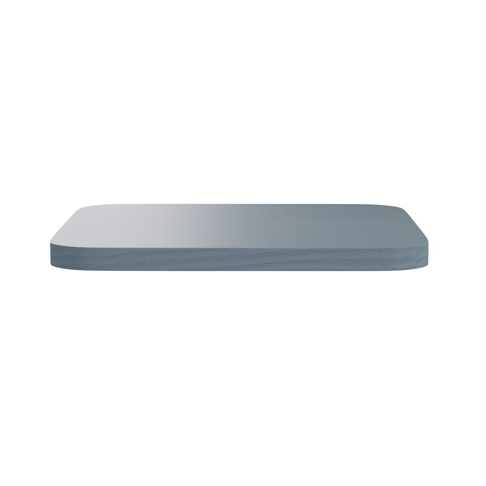 Perry Poly Resin Wood Square Seat with Rounded Edges for Colorful Metal Barstools in Teal-Blue. Picture 9