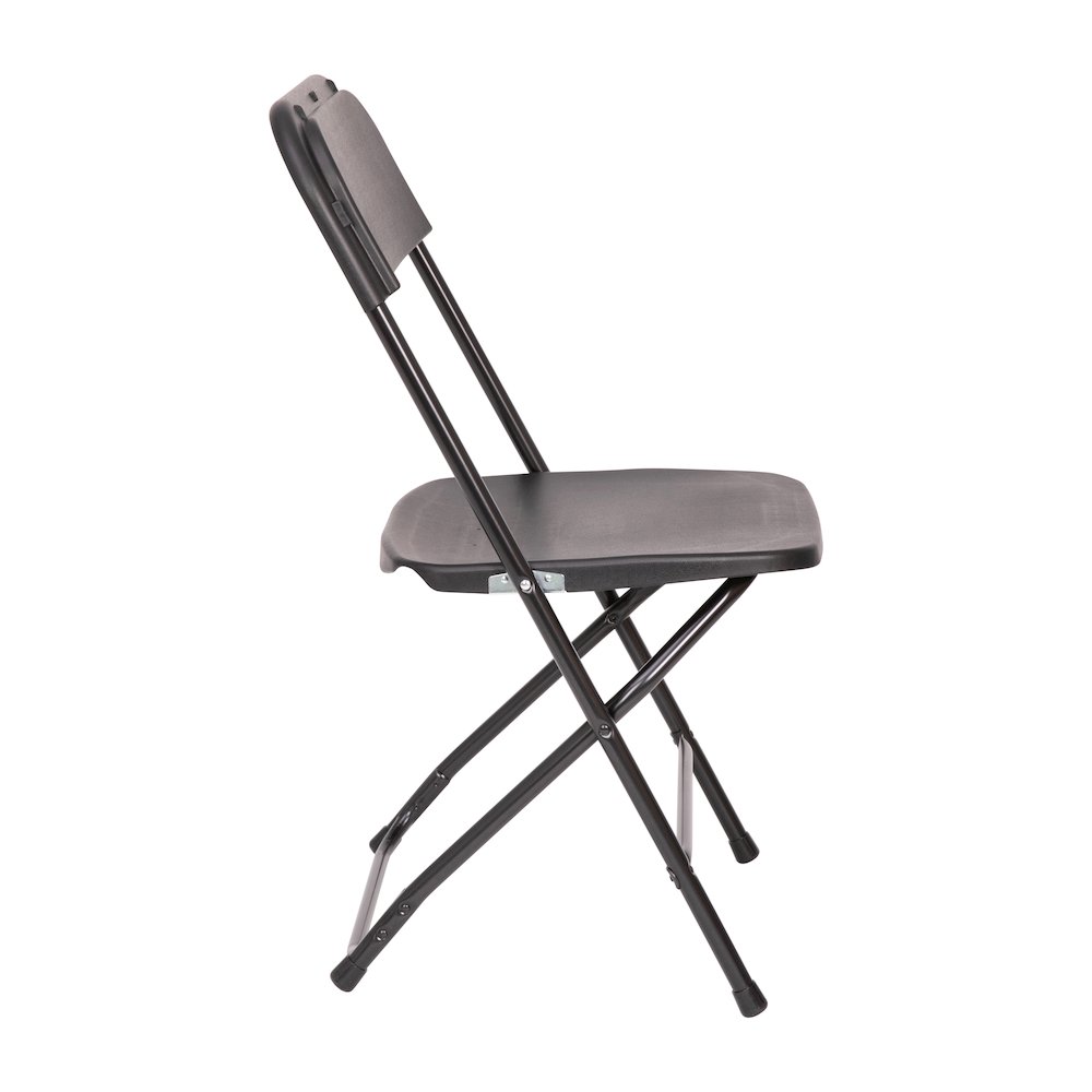 Multi-Use Versatile Commercial Big and Tall Folding Plastic Chairs - Set of 4. Picture 15