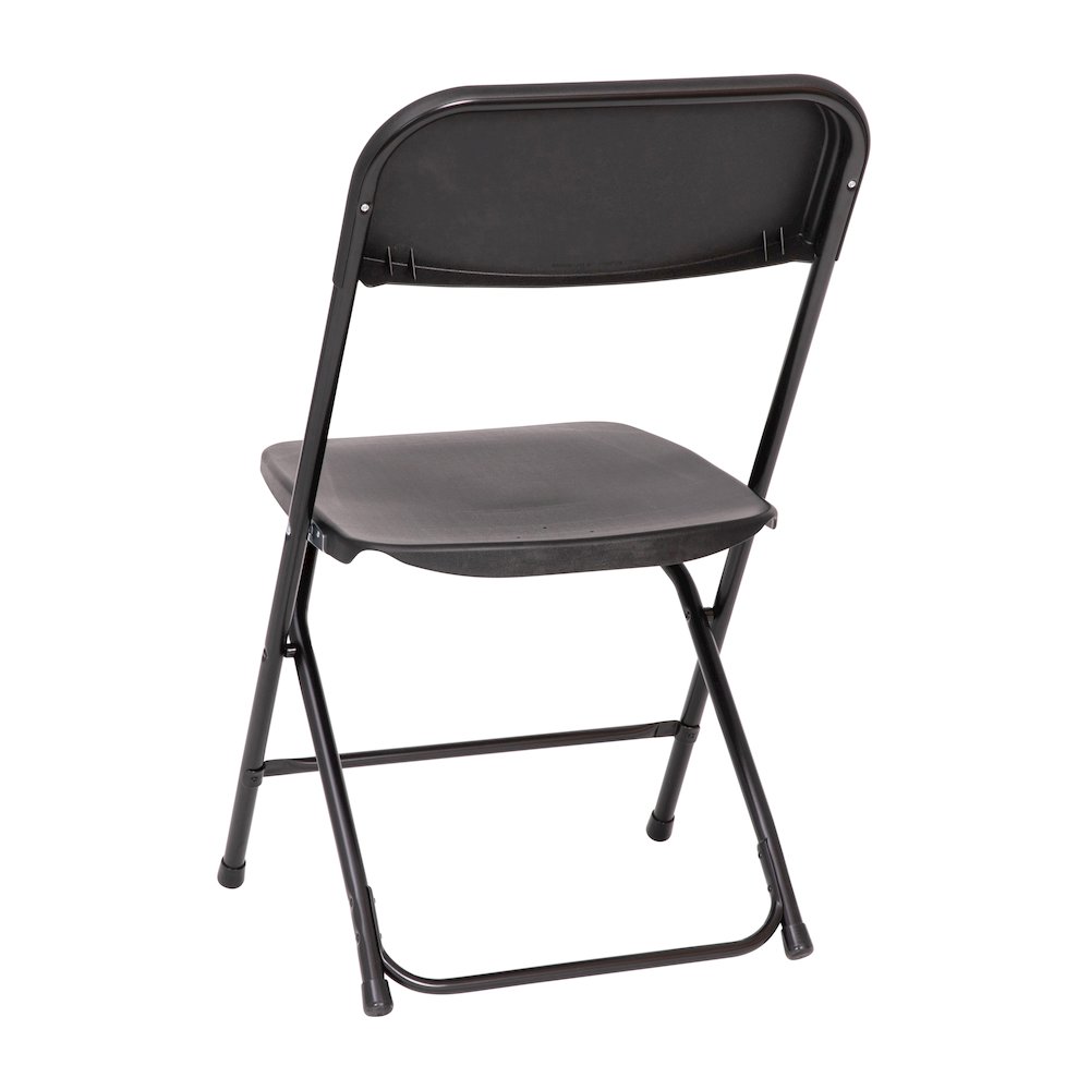 Multi-Use Versatile Commercial Big and Tall Folding Plastic Chairs - Set of 4. Picture 13