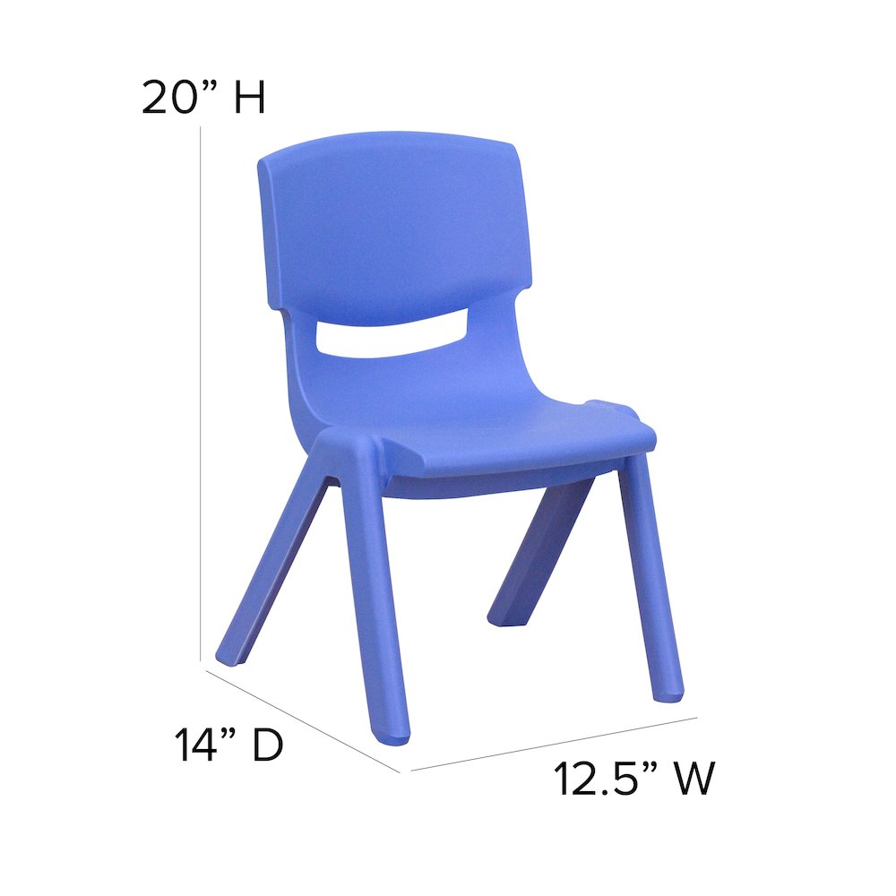 Set of 4 Plastic School Chairs. Picture 7