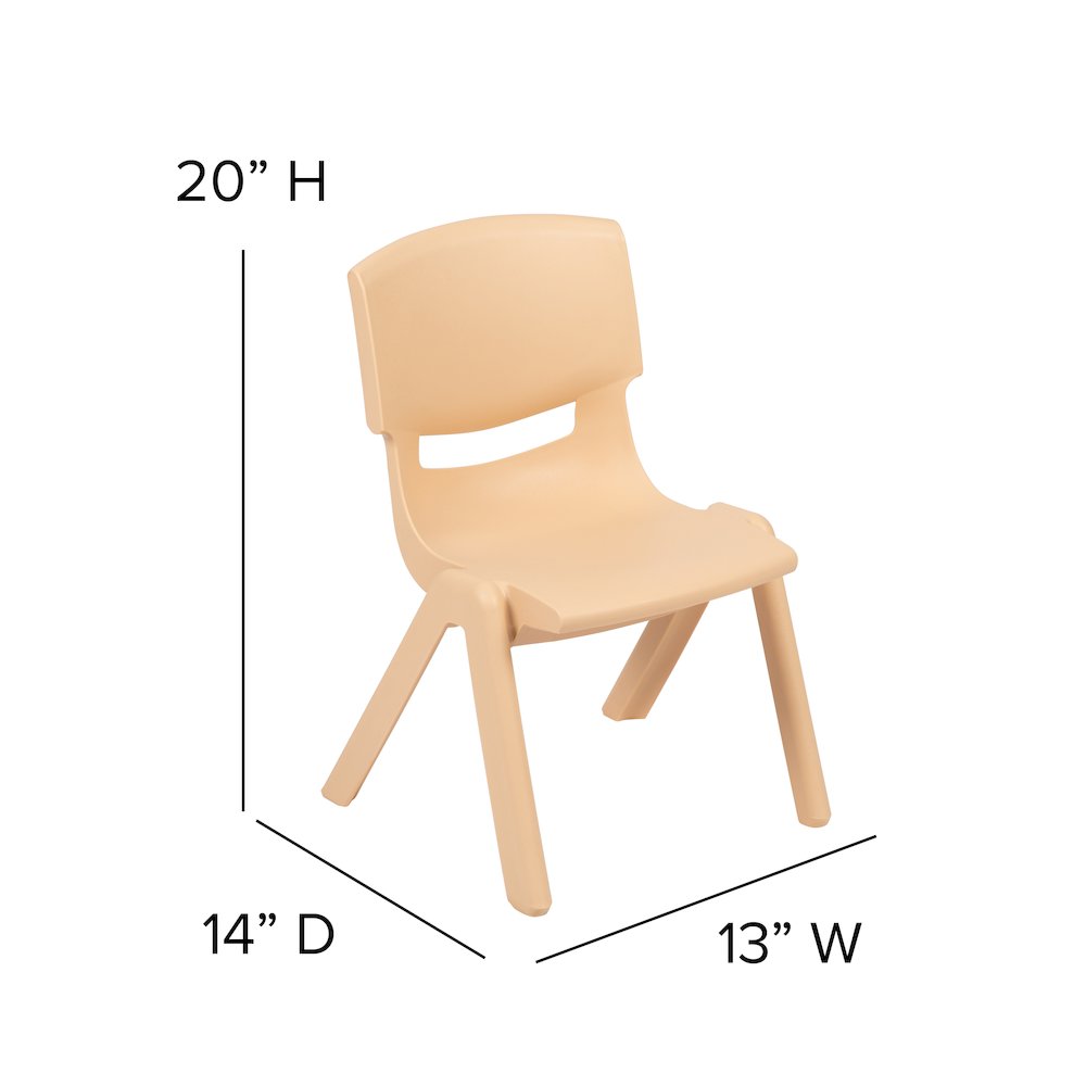 Set of 4 Plastic School Chairs. Picture 7