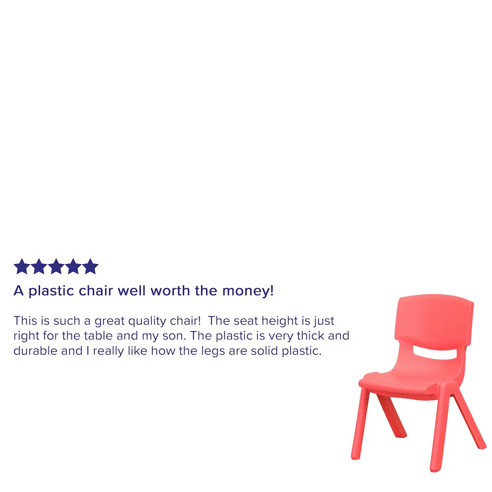 Set of 4 Plastic School Chairs. Picture 5