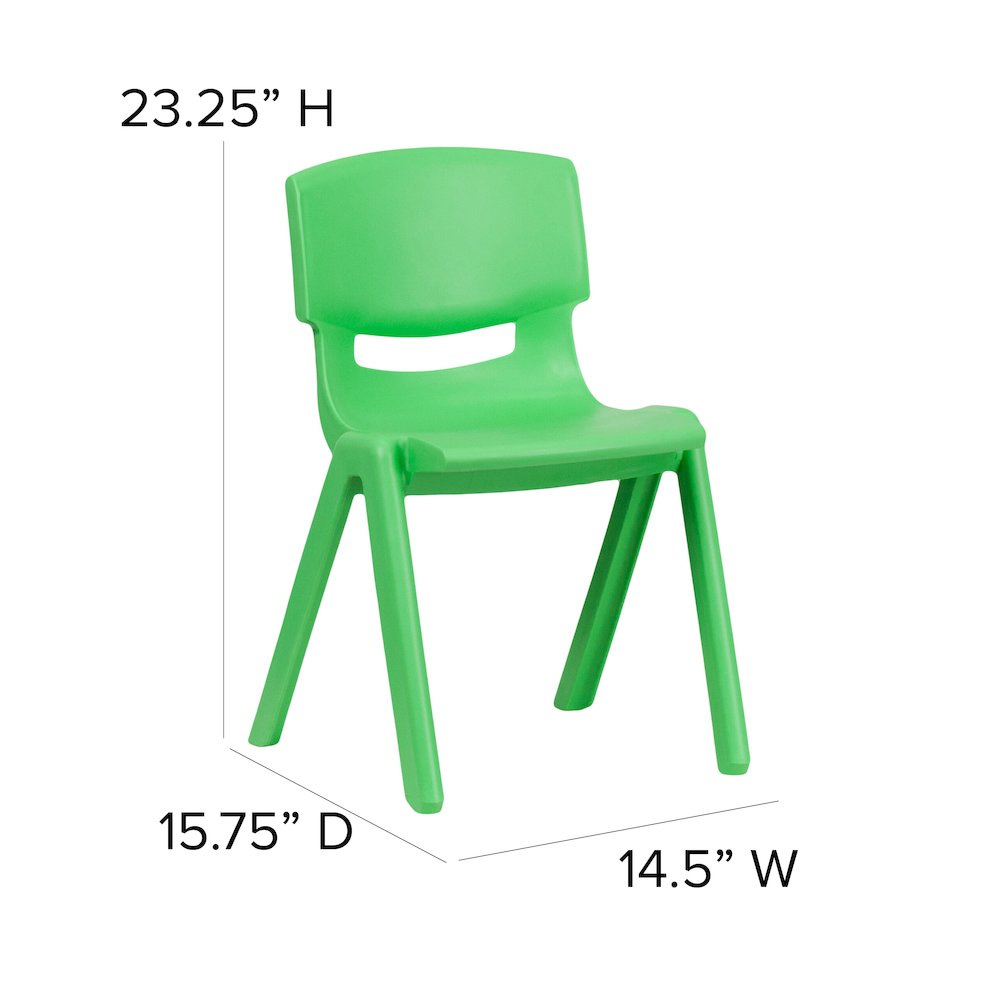 Set of 4 Plastic School Chairs. Picture 7
