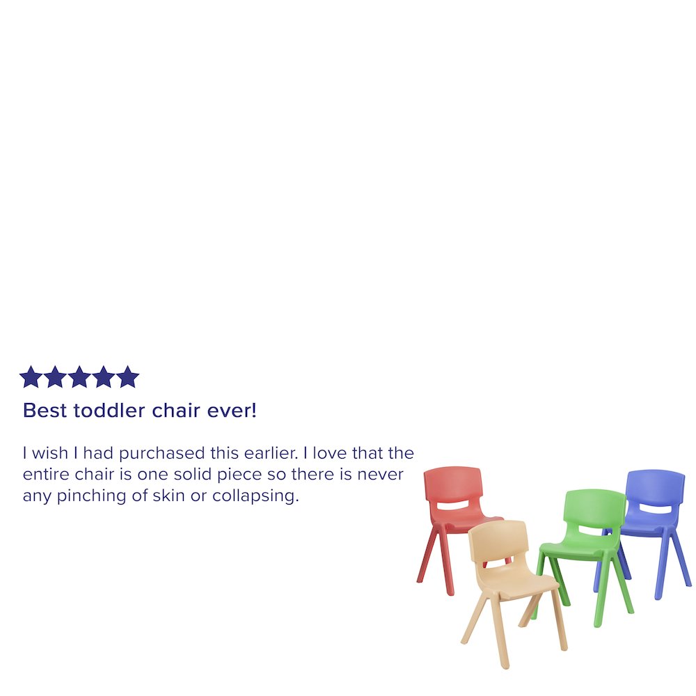 Set of 4 Plastic School Chairs. Picture 5