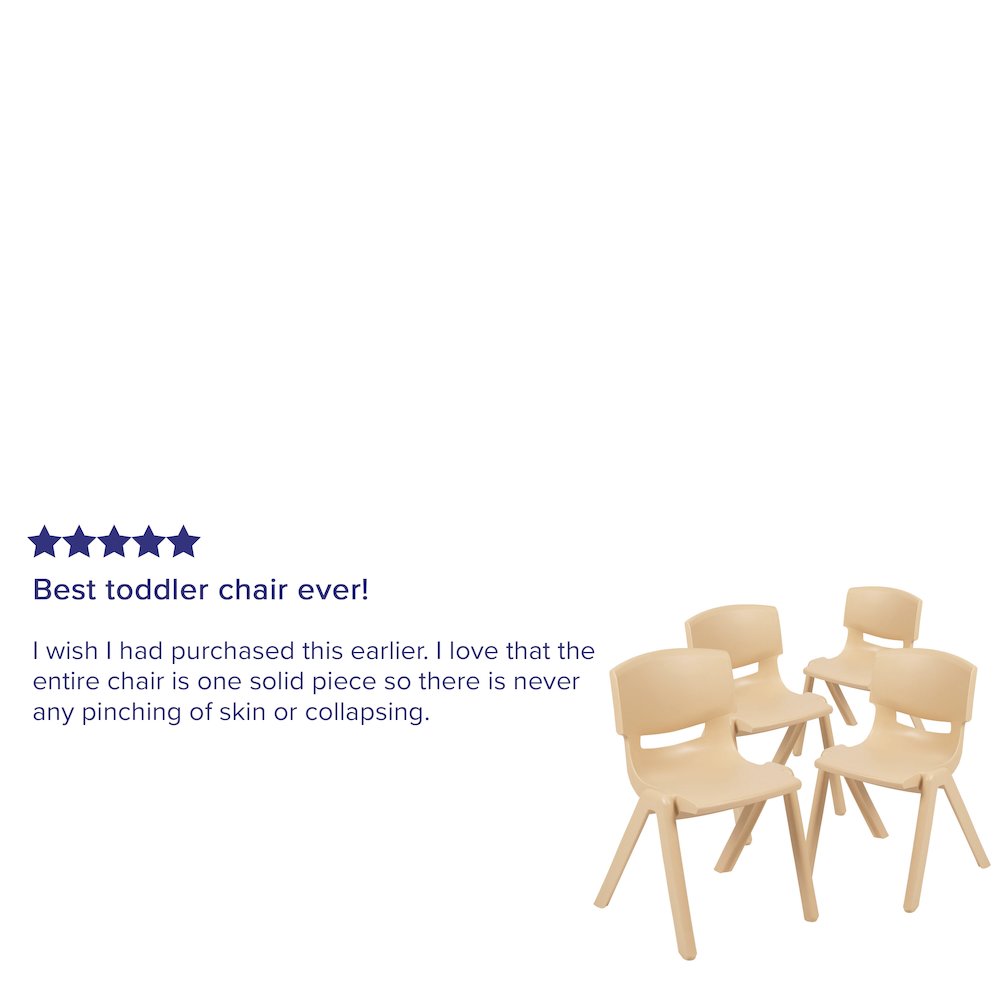 Set of 4 Plastic School Chairs. Picture 5
