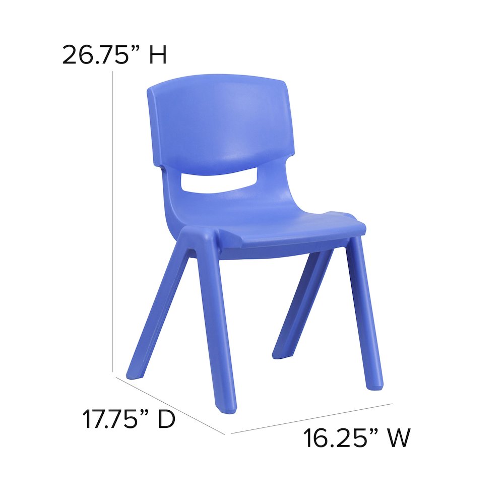 Set of 4 Plastic School Chairs. Picture 7