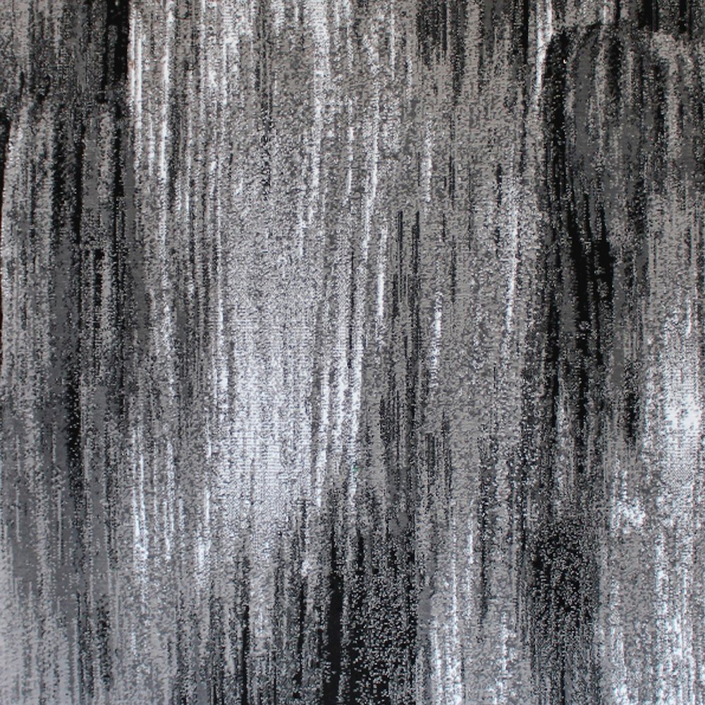 6' x 9' Gray Scraped Design Area Rug - Olefin Rug with Jute Backing. Picture 6