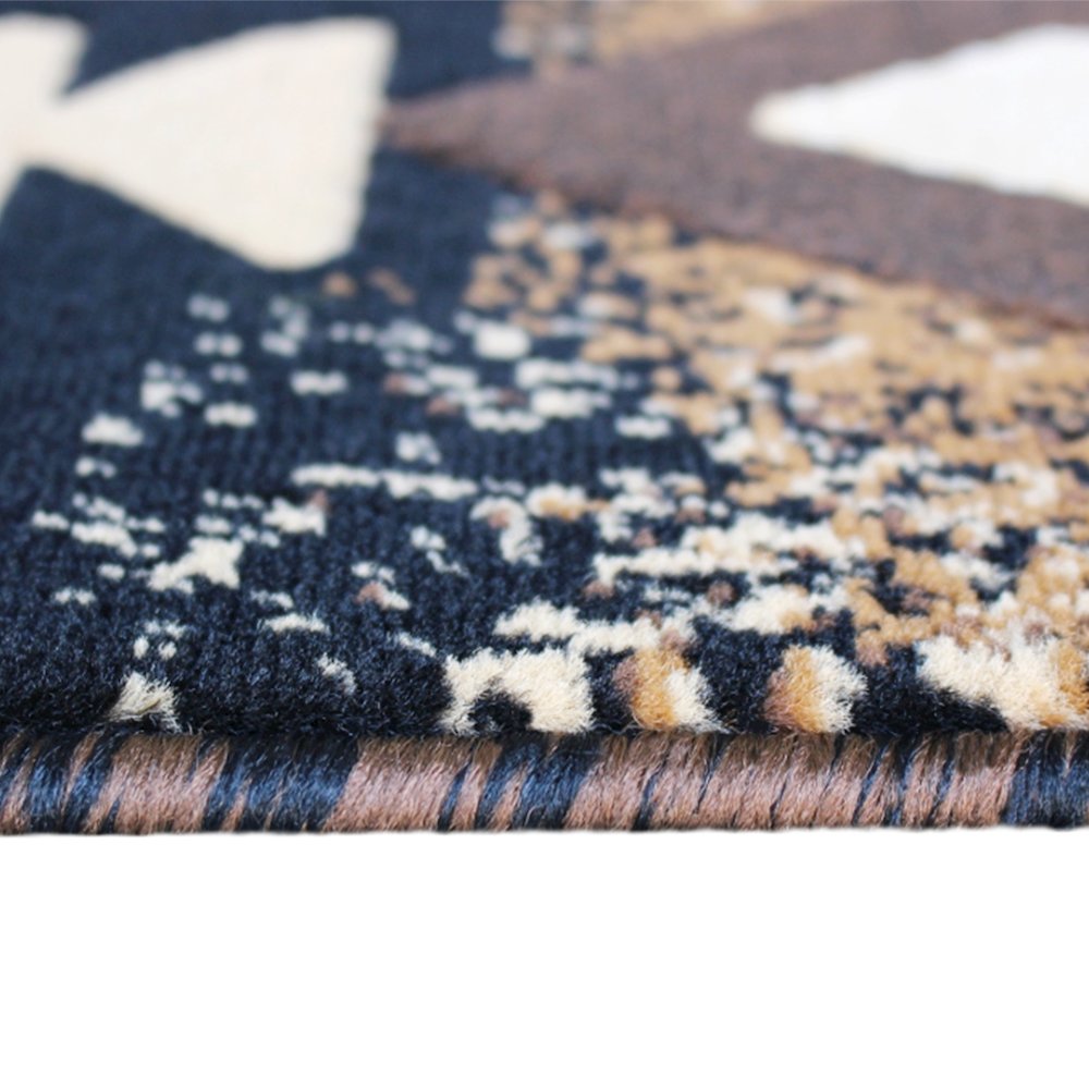 8' x 10' Black Traditional Southwestern Area Rug - Olefin Fibers. Picture 6