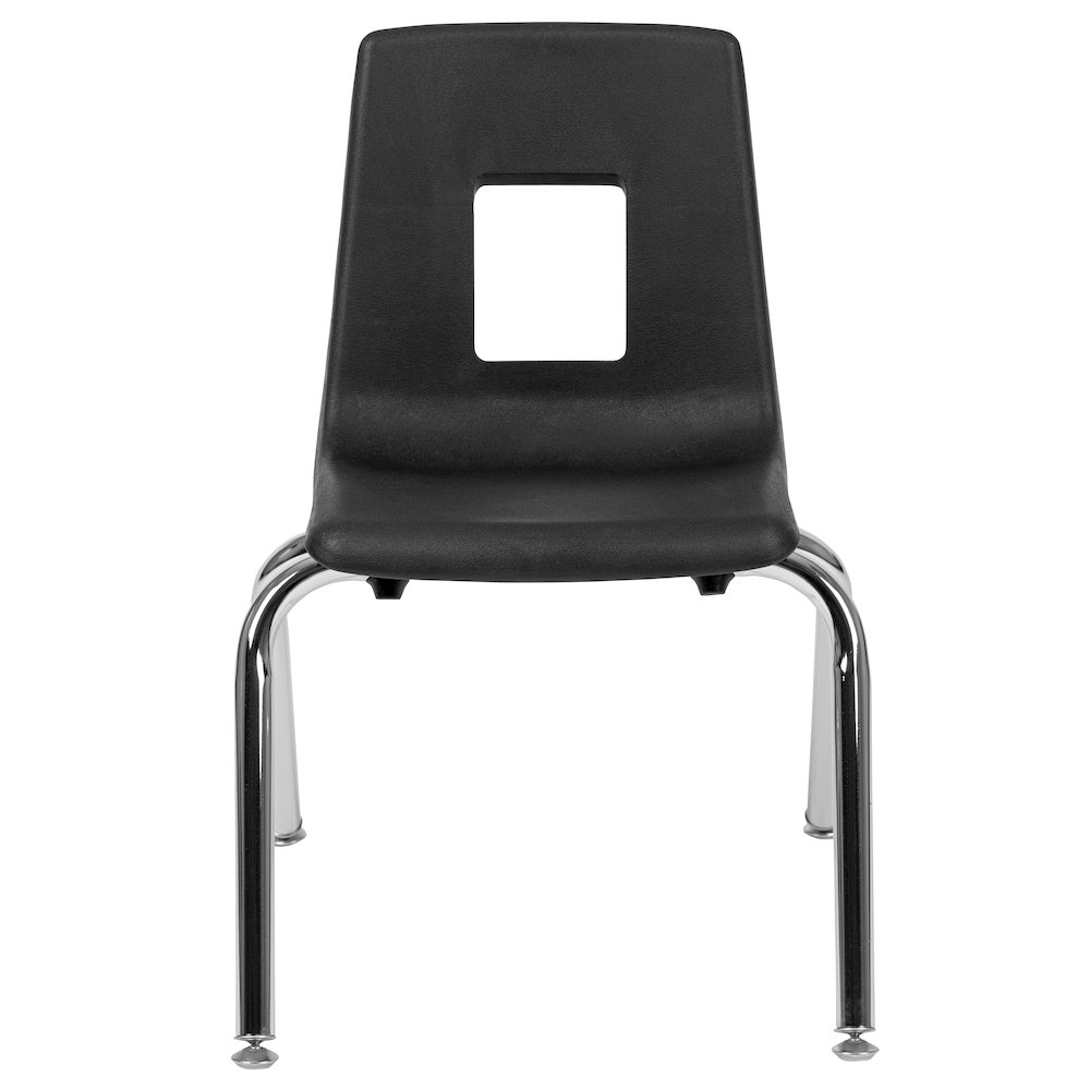 Advantage Black Student Stack School Chair - 14-inch. Picture 8