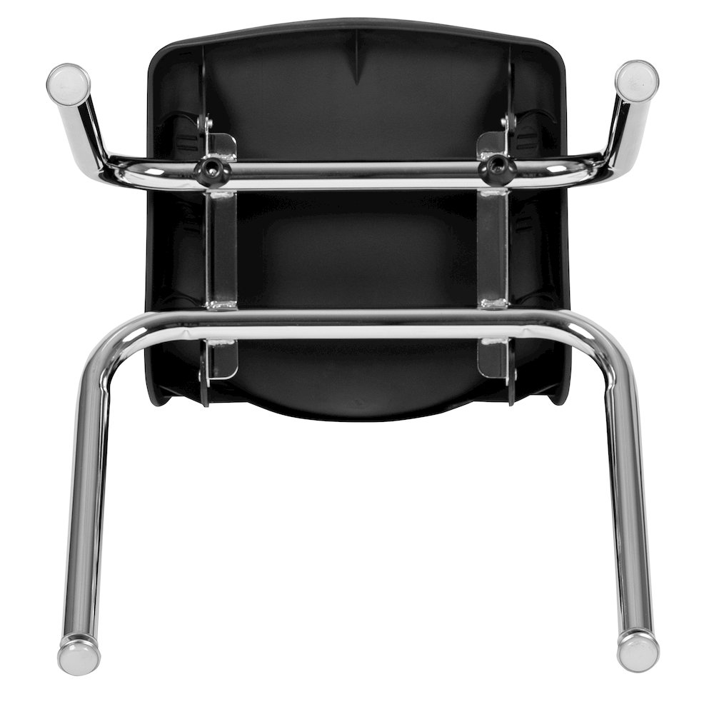 Advantage Black Student Stack School Chair - 14-inch. Picture 10