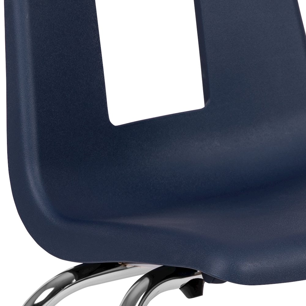 Advantage Navy Student Stack School Chair - 16-inch. Picture 6