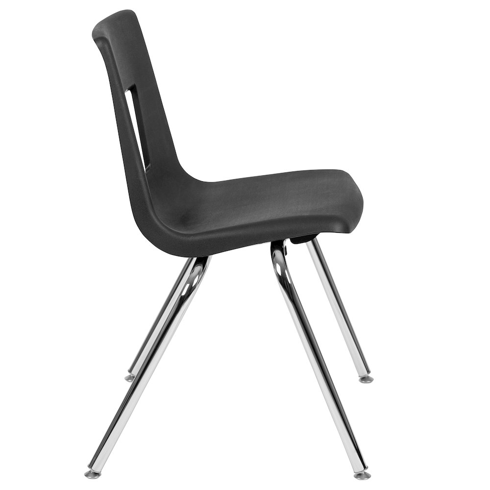 Advantage Black Student Stack School Chair - 18-inch. Picture 7
