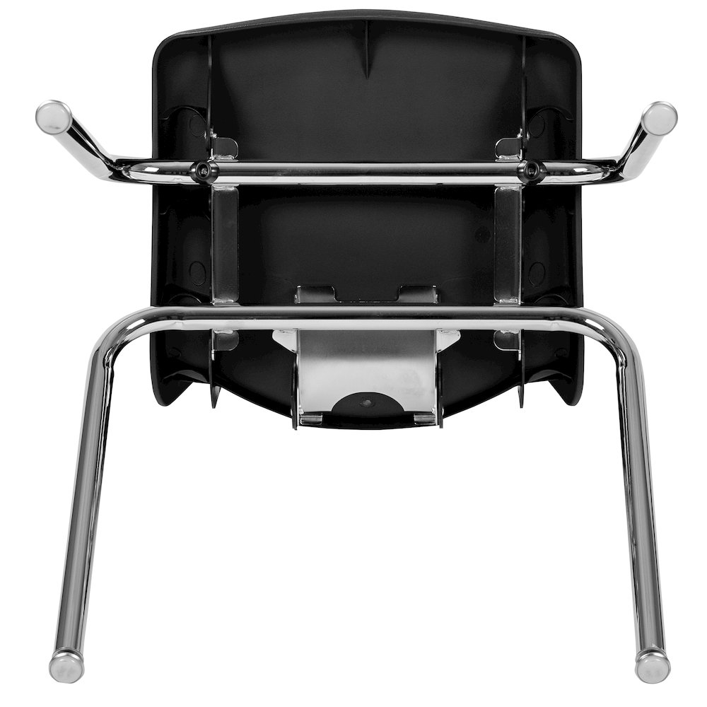 Advantage Black Student Stack School Chair - 18-inch. Picture 10