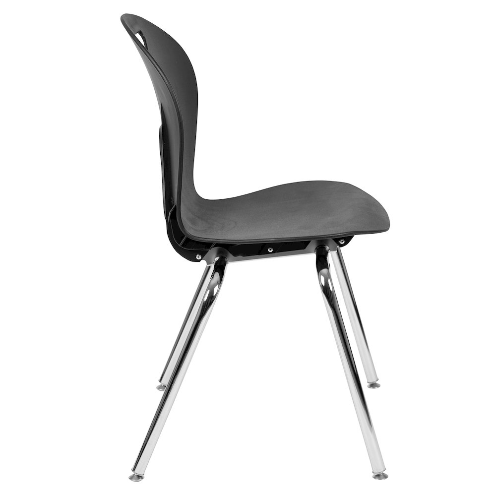 Advantage Titan Black Student Stack School Chair - 18-inch. Picture 7