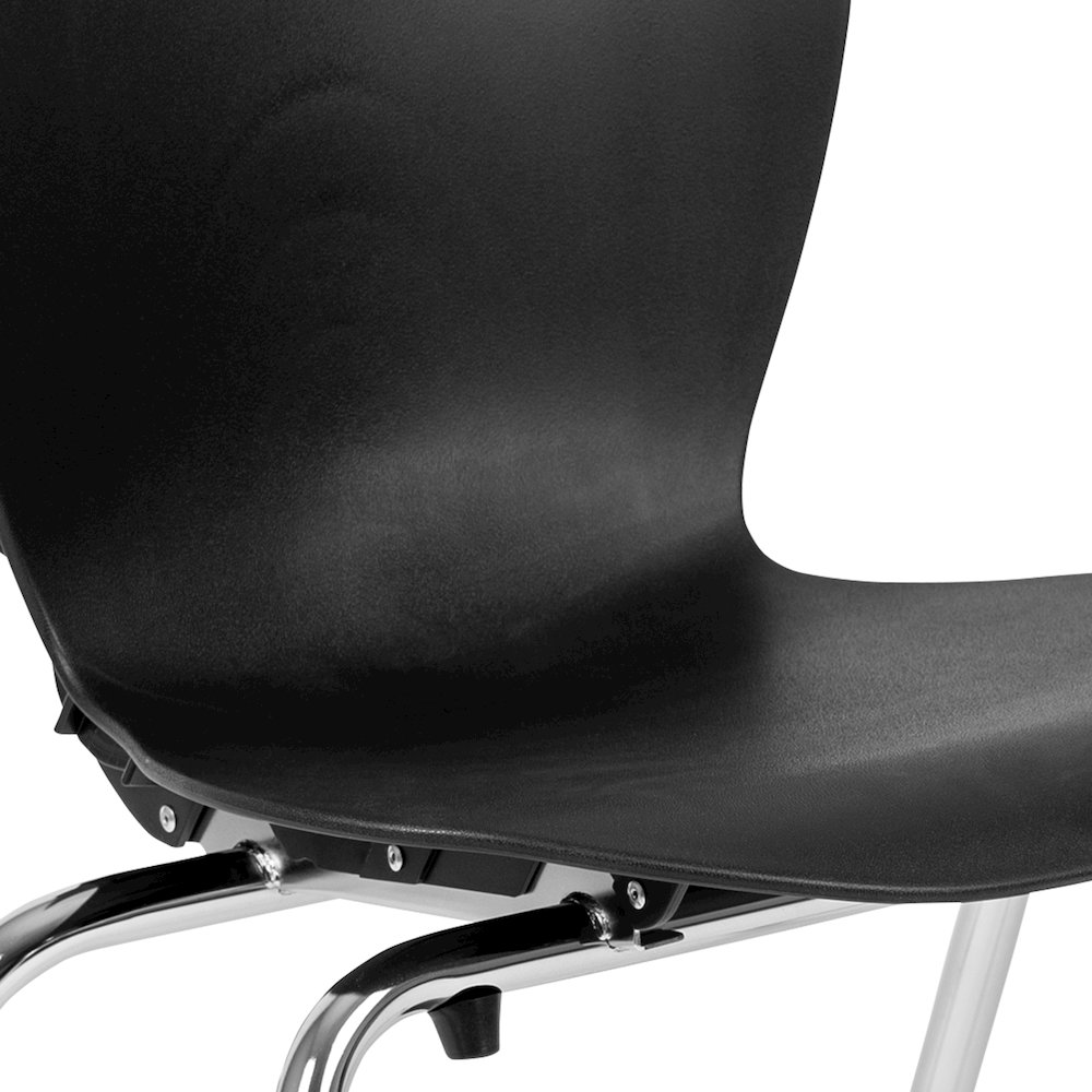 Advantage Titan Black Student Stack School Chair - 18-inch. Picture 6