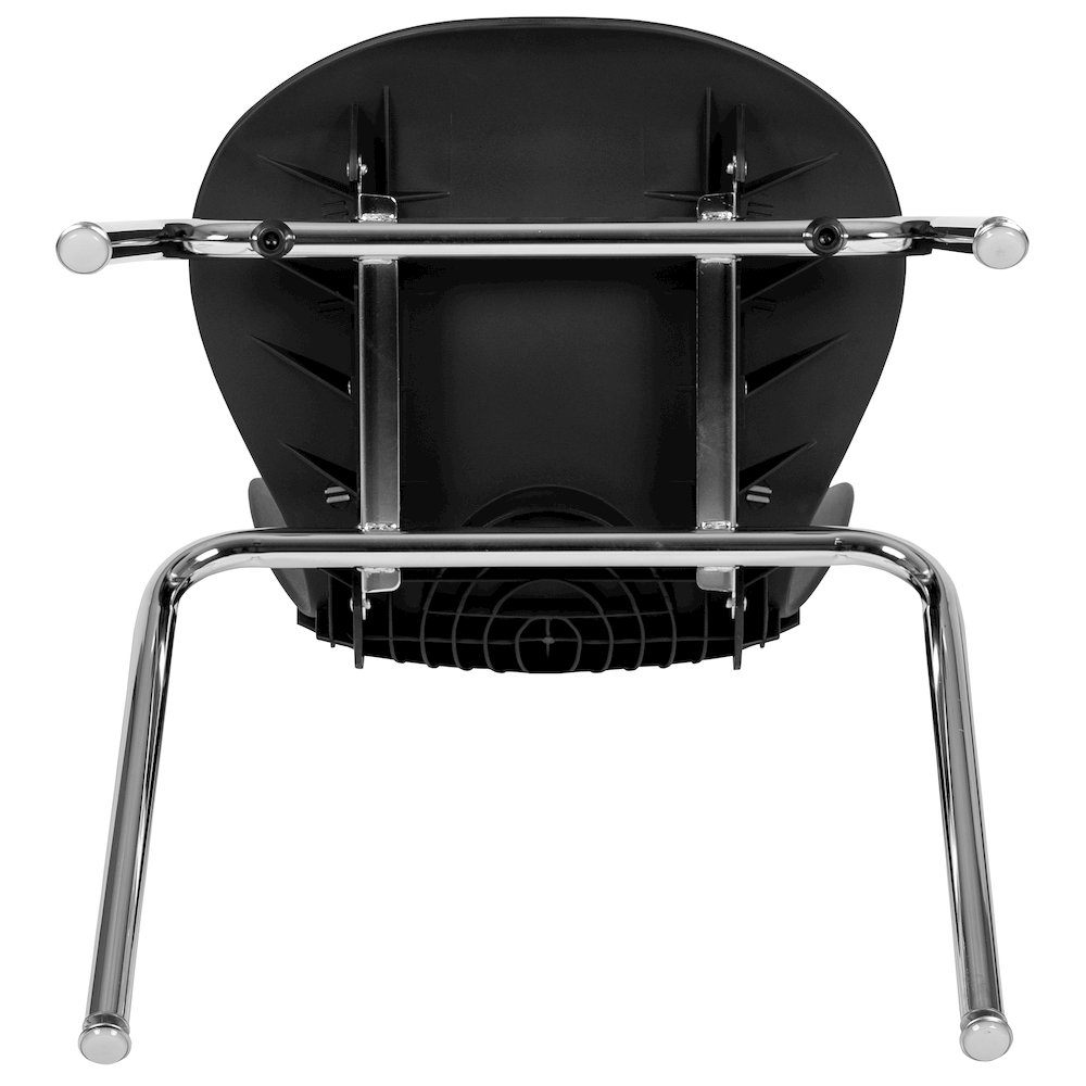 Advantage Titan Black Student Stack School Chair - 18-inch. Picture 10