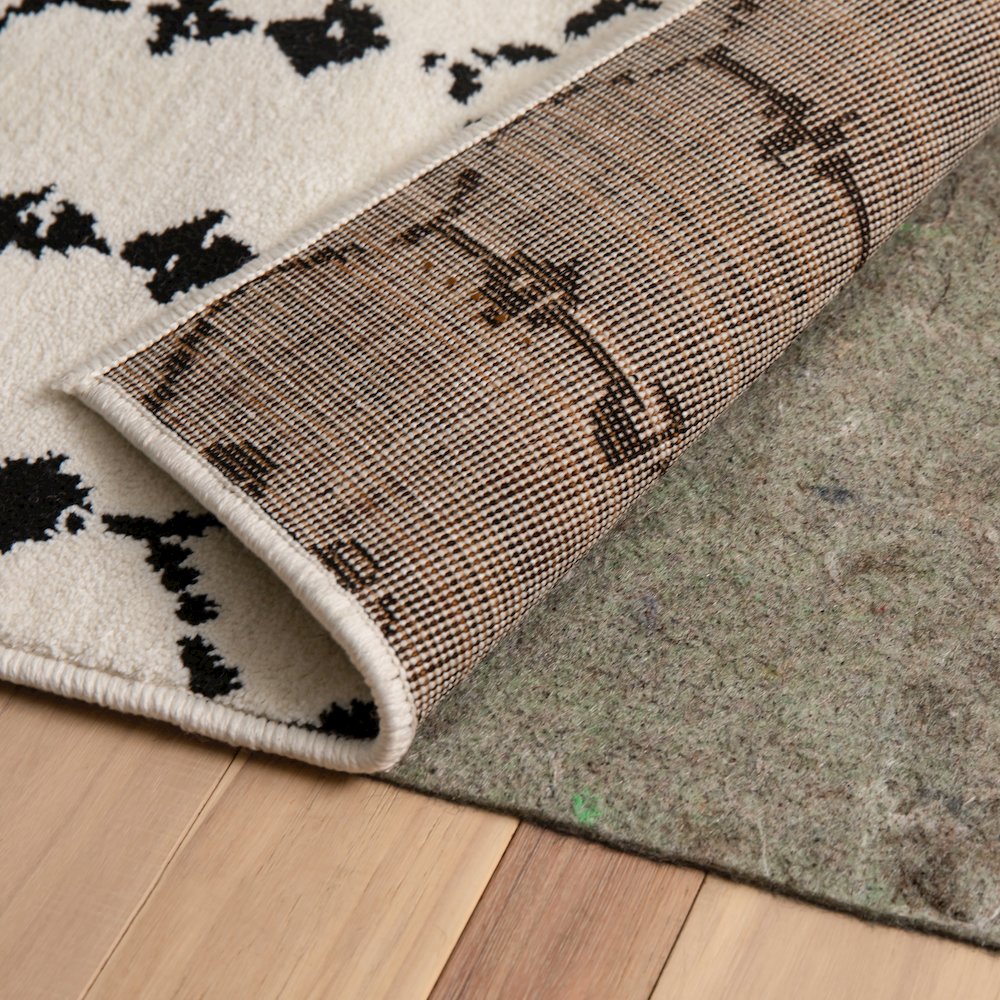 Slide-Stop Cushion Rug Pad, 1/4" Thick, for 5'x8' Area Rug, Gray. Picture 2