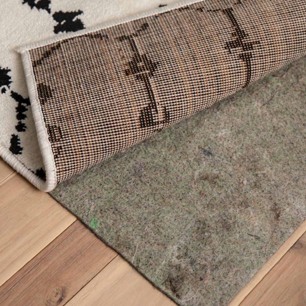 Slide-Stop Cushion Rug Pad, 1/4" Thick, for 5'x8' Area Rug, Gray. Picture 6