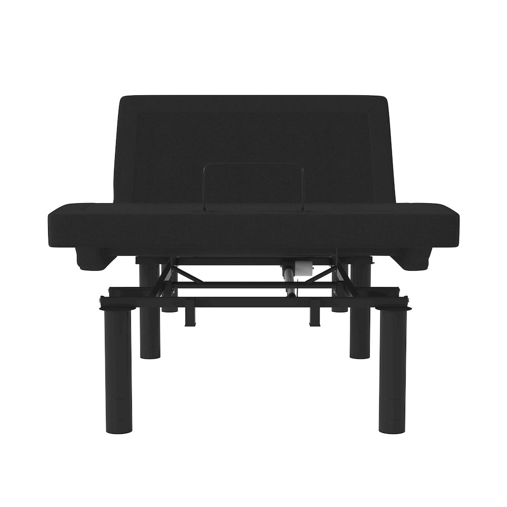 Adjustable Upholstered Bed Base & Independent Head/Foot Incline -Twin XL - Black. Picture 13