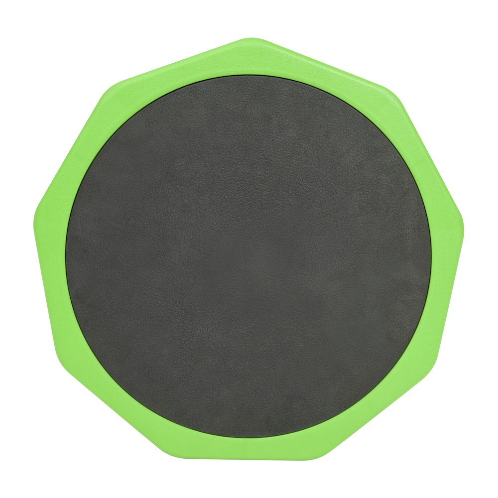 Adjustable Height Kids Active Stool with Bottom in Green, 14" - 18" Seat Height. Picture 12