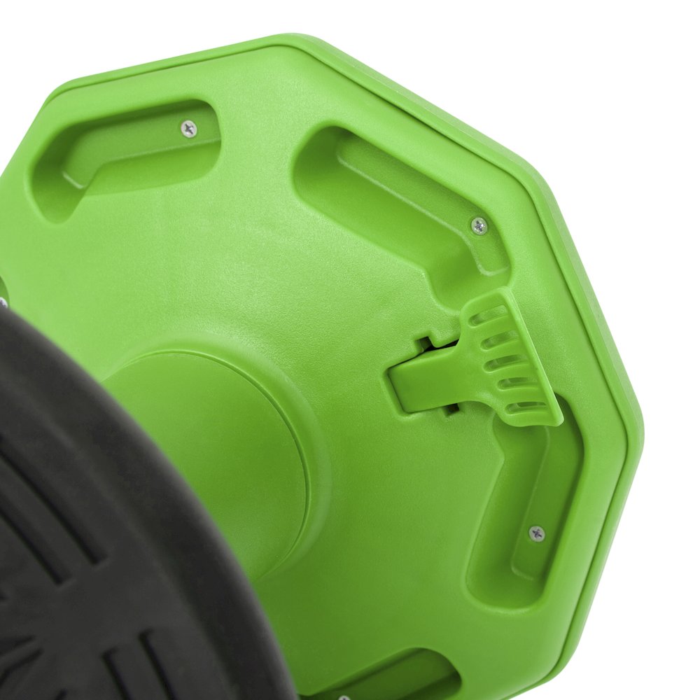 Adjustable Height Kids Active Stool with Bottom in Green, 14" - 18" Seat Height. Picture 14