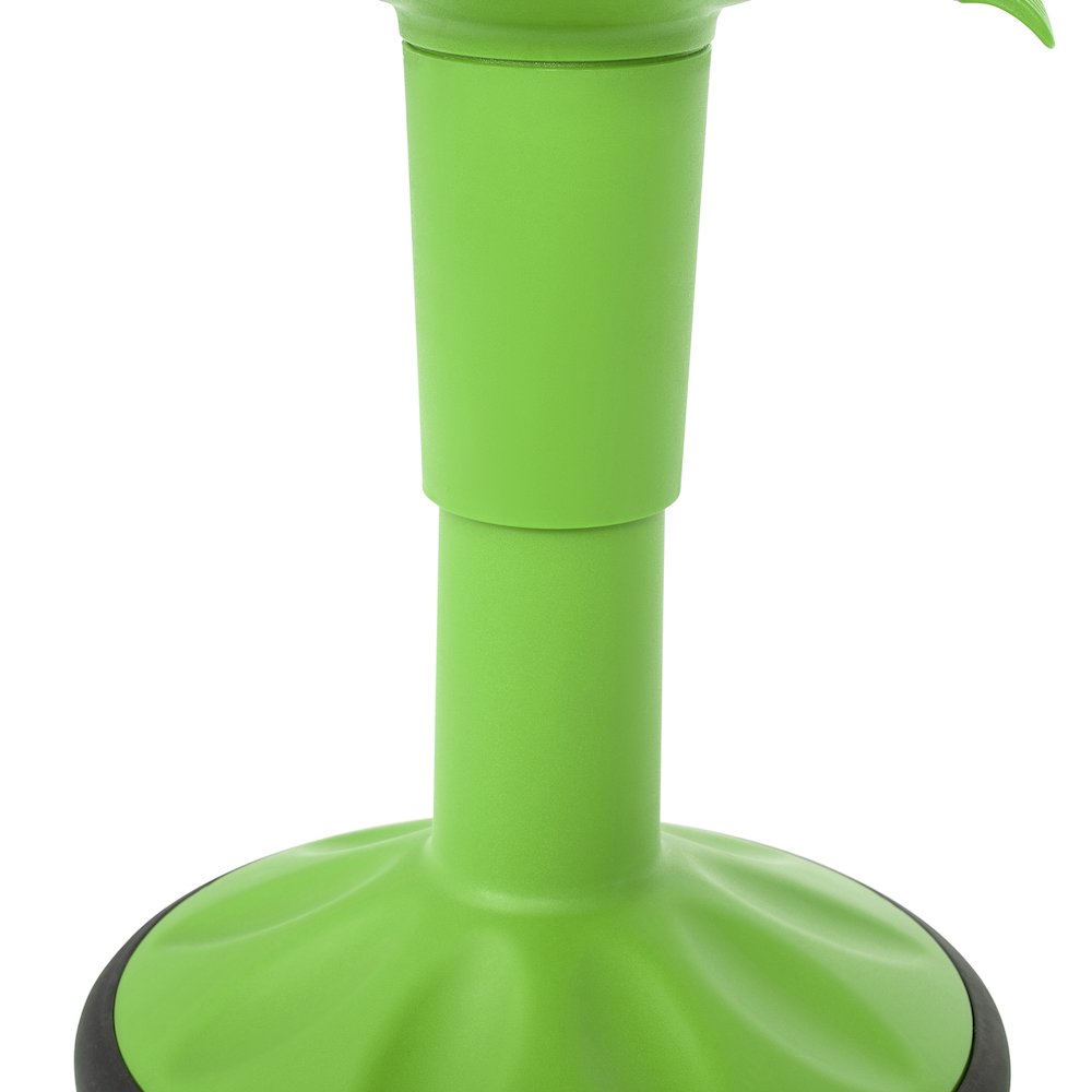 Adjustable Height Kids Active Stool with Bottom in Green, 14" - 18" Seat Height. Picture 16