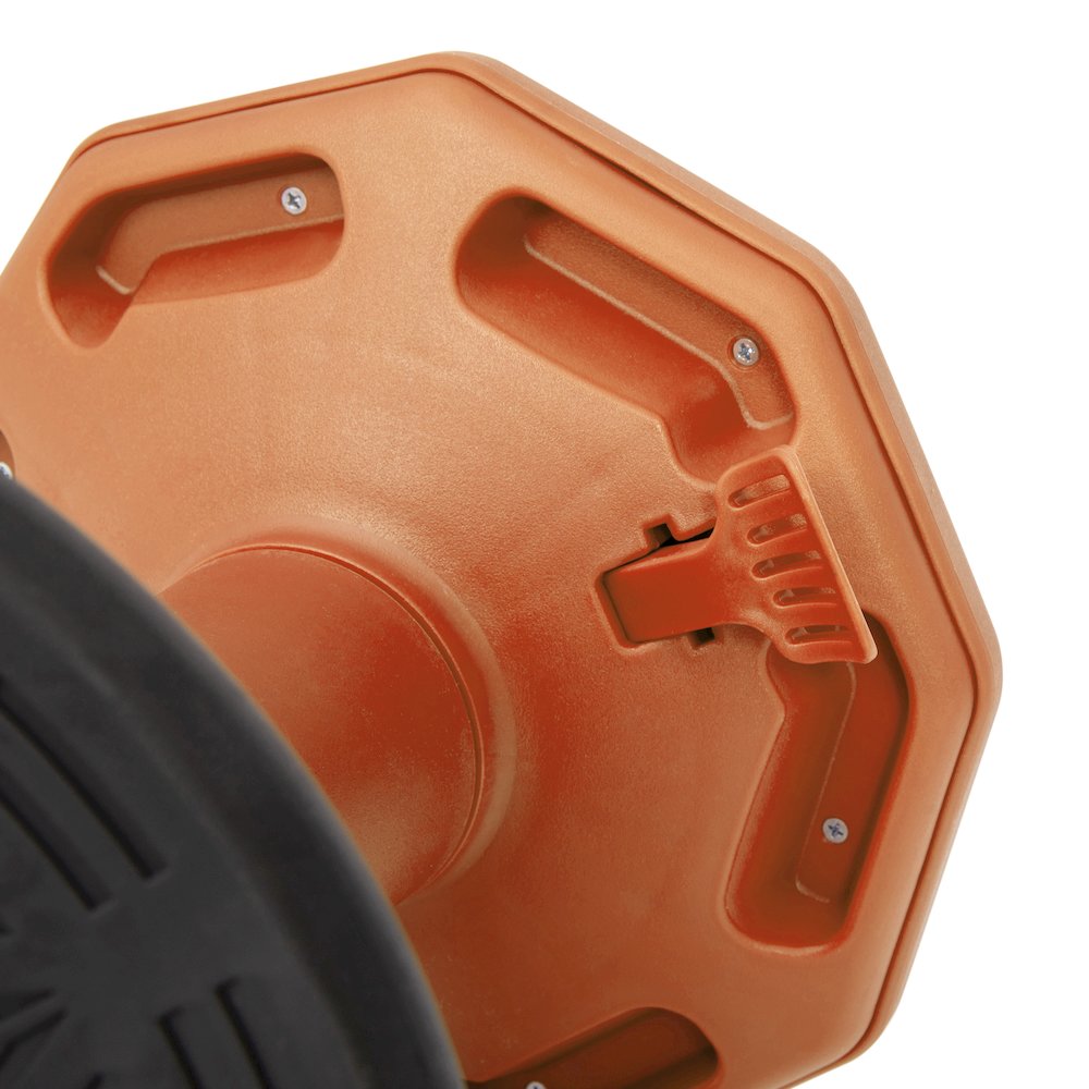 Adjustable Height Kids Active Stool with Bottom in Orange, 14" - 18" Seat Height. Picture 14