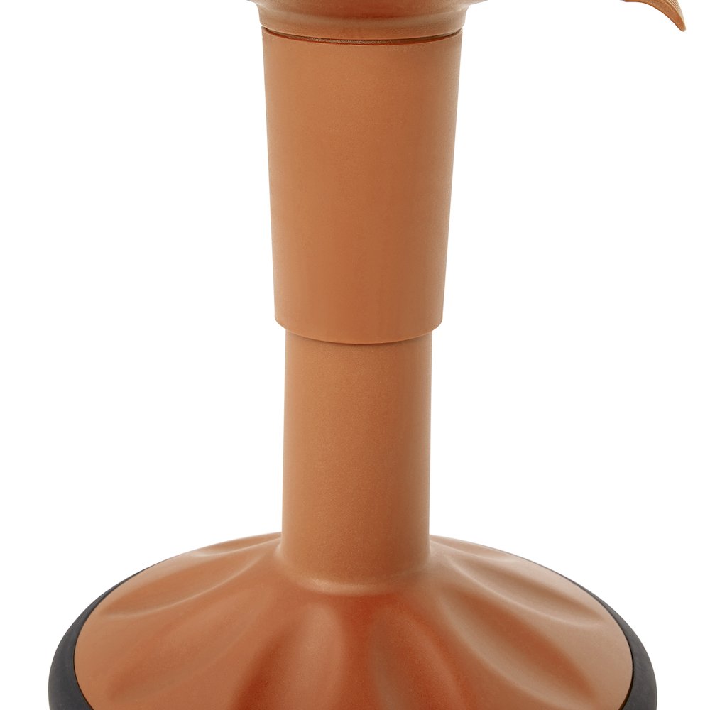 Adjustable Height Kids Active Stool with Bottom in Orange, 14" - 18" Seat Height. Picture 16