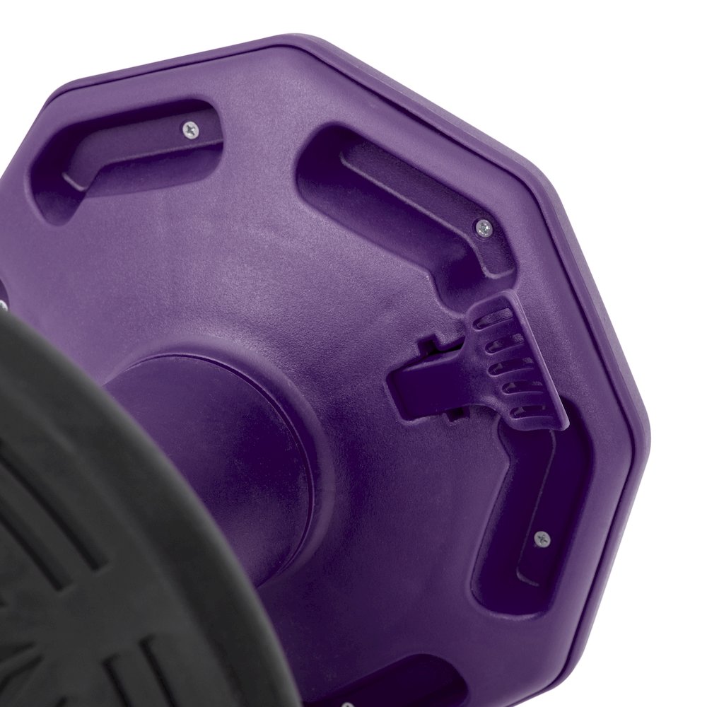Adjustable Height Kids Active Stool with Bottom in Purple, 14" - 18" Seat Height. Picture 14