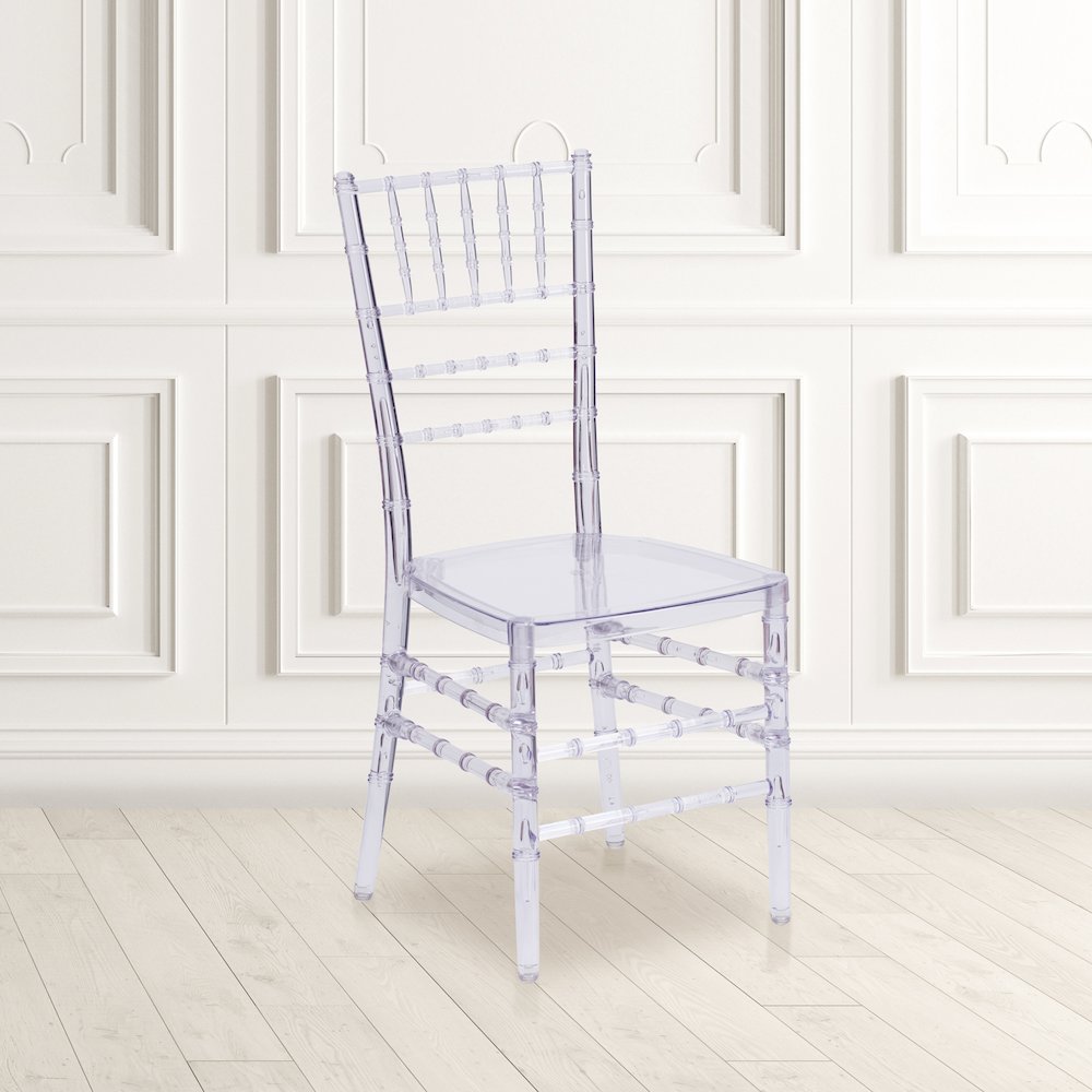 Elegance Crystal Ice Stacking Chiavari Chair. Picture 2