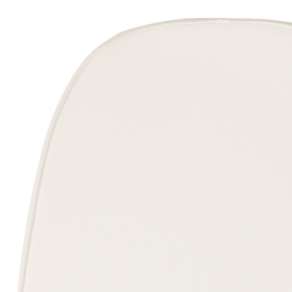 Soft Ivory Fabric Chiavari Chair Cushion. Picture 4