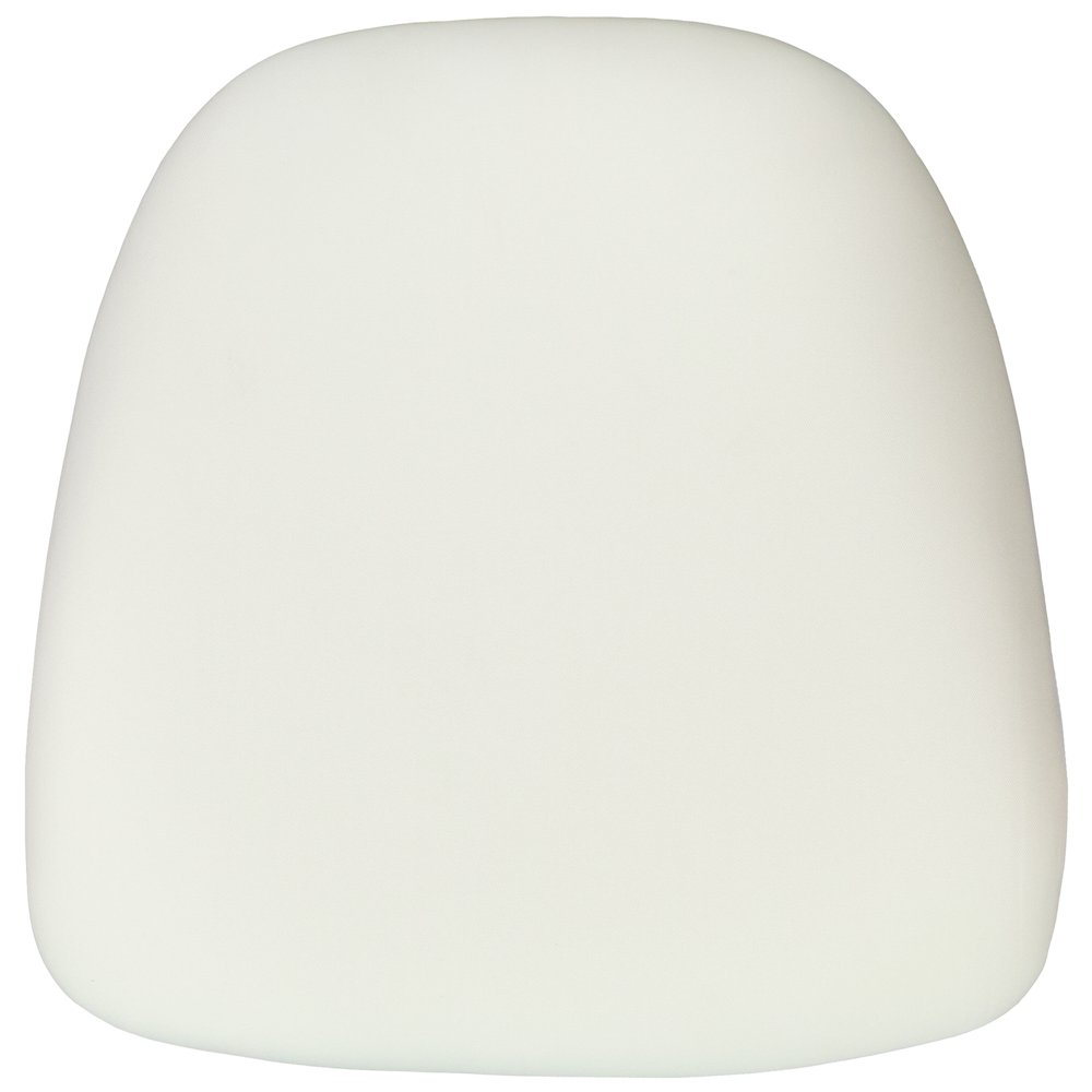 Hard Ivory Fabric Chiavari Chair Cushion. Picture 1