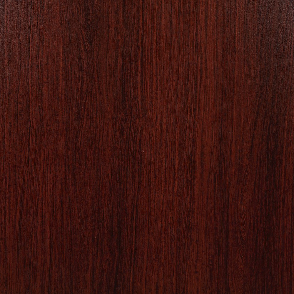 5 Piece Mahogany Conference Table Set with 4 Black Task Chairs. Picture 10
