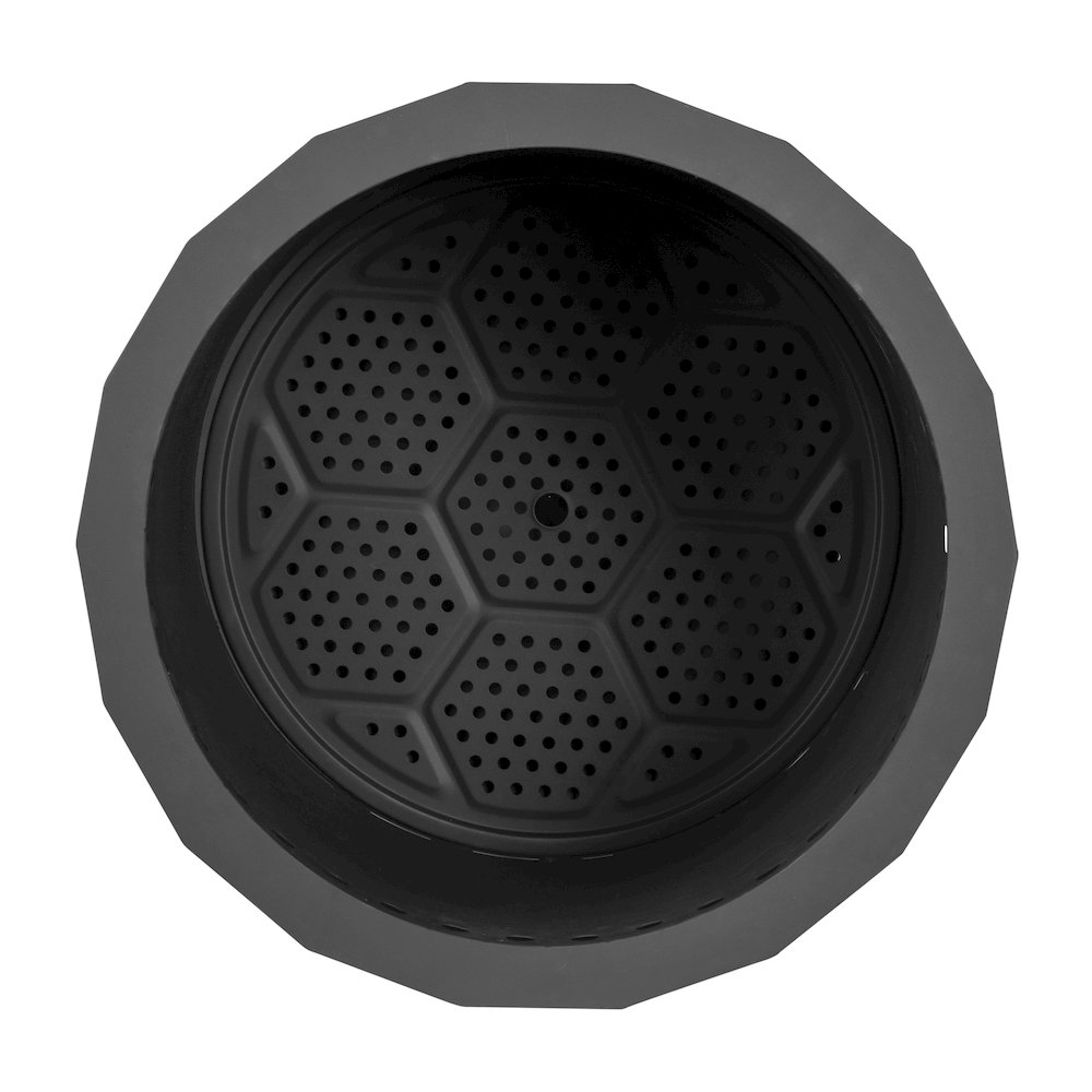 19.5 inch Smokeless Outdoor Firepit, Natural Wood, Black. Picture 10