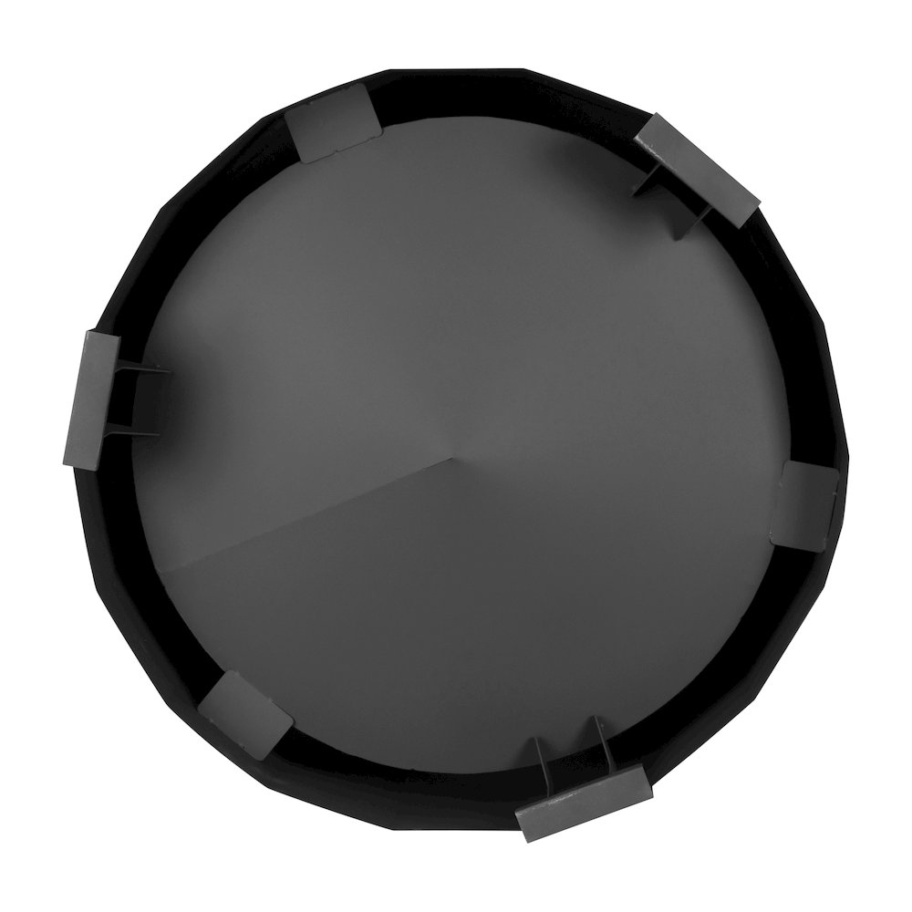 27 inch Smokeless Outdoor Firepit, Natural Wood, Black. Picture 11