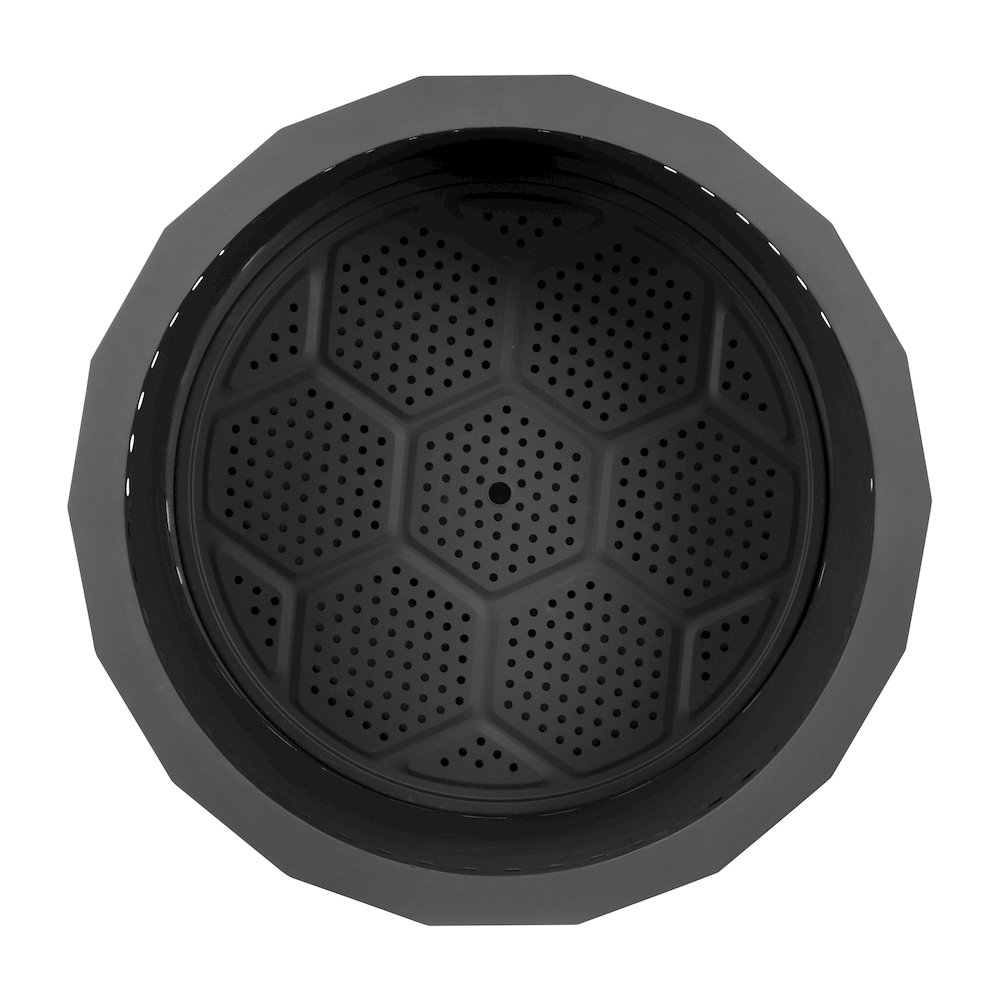 27 inch Smokeless Outdoor Firepit, Natural Wood, Black. Picture 10